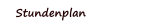 Stundenplan
